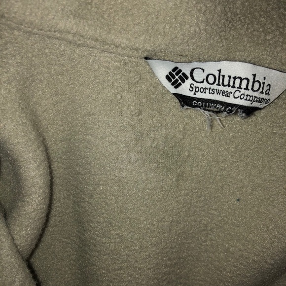 Tan Columbia full zip fleece size xxl - Picture 8 of 9